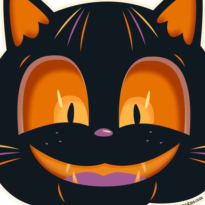 Halloween black cat kids classic t shirt