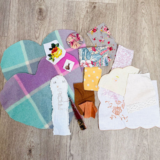 Slow stitch Sweetie heart pack