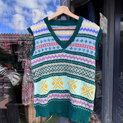 Handmade wool vest