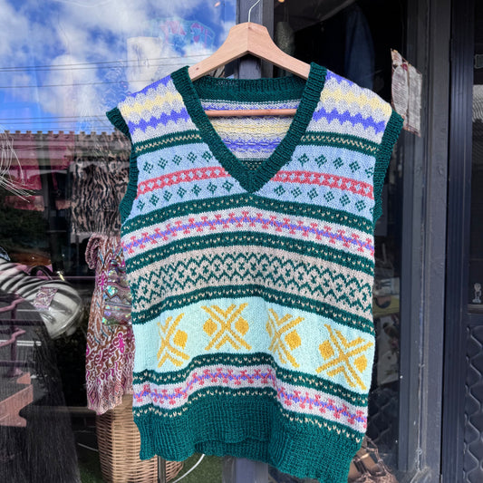 Handmade wool vest