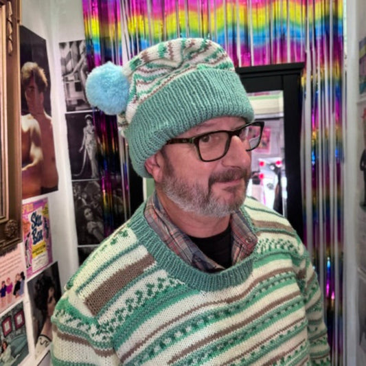 Hand-knitted beanies
