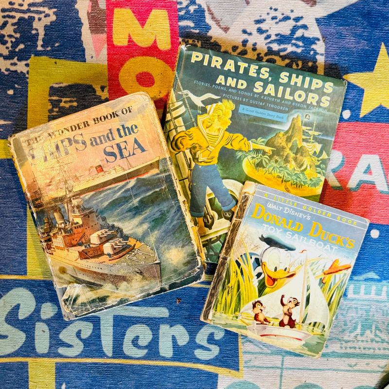 Retro kids sailing collection 3 books