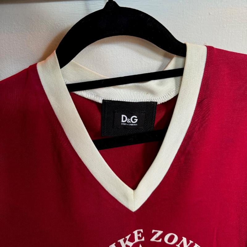 sz 48 Dolce & Gabbana bordeaux t shirt