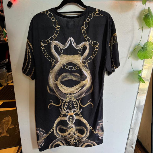 sz XL Zara man snake maximalist t shirt