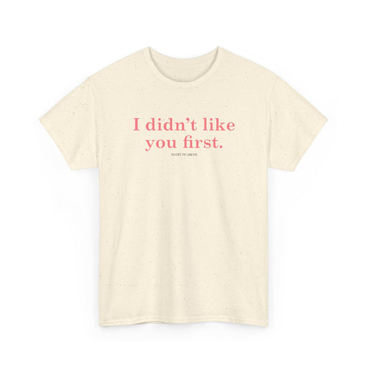 I didn't like you first classic t shirt