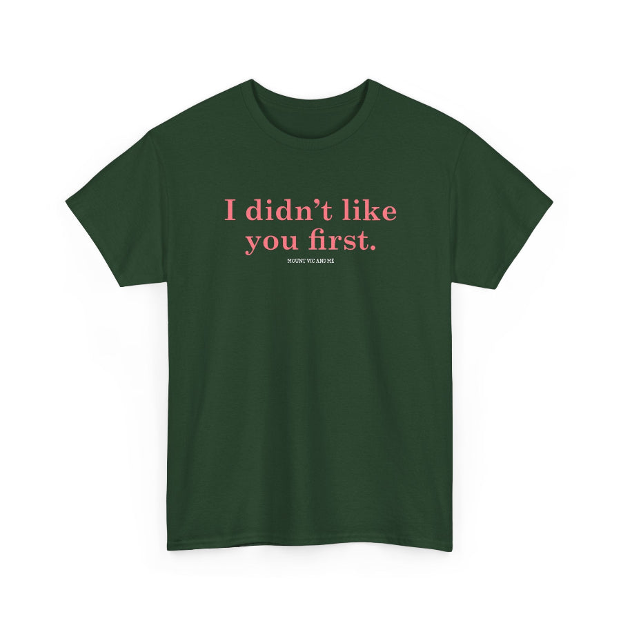 I didn't like you first classic t shirt