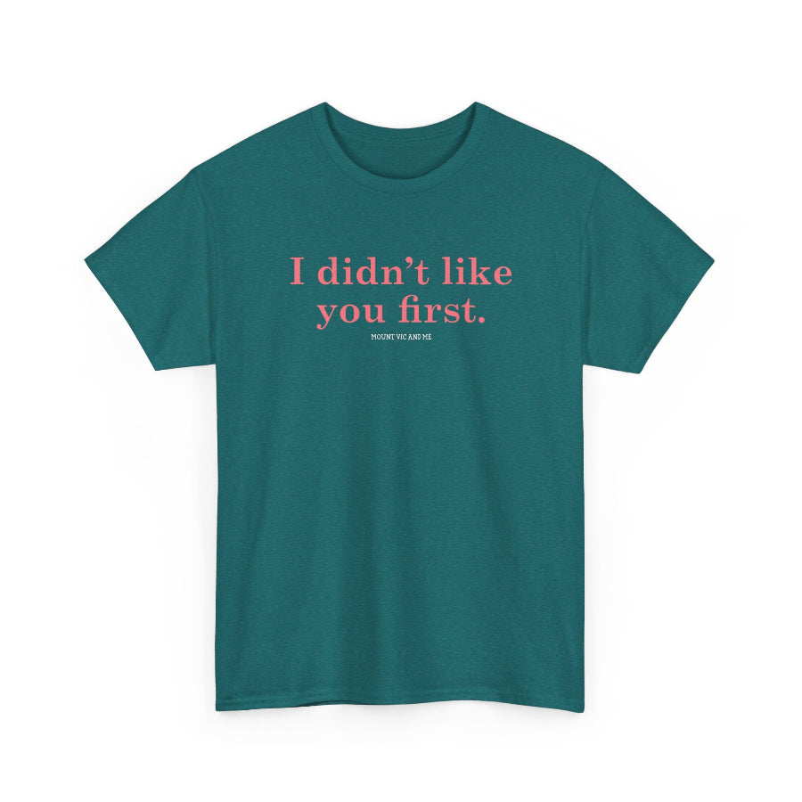 I didn't like you first classic t shirt