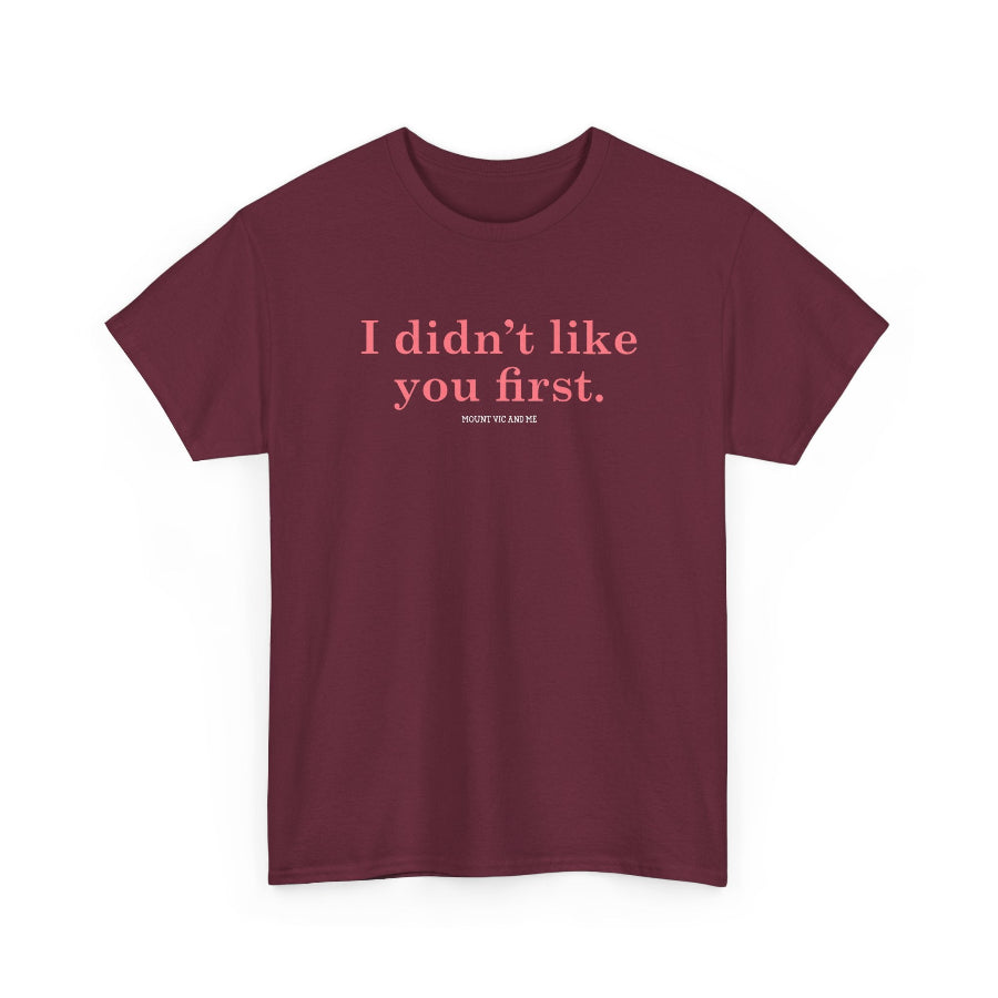 I didn't like you first classic t shirt