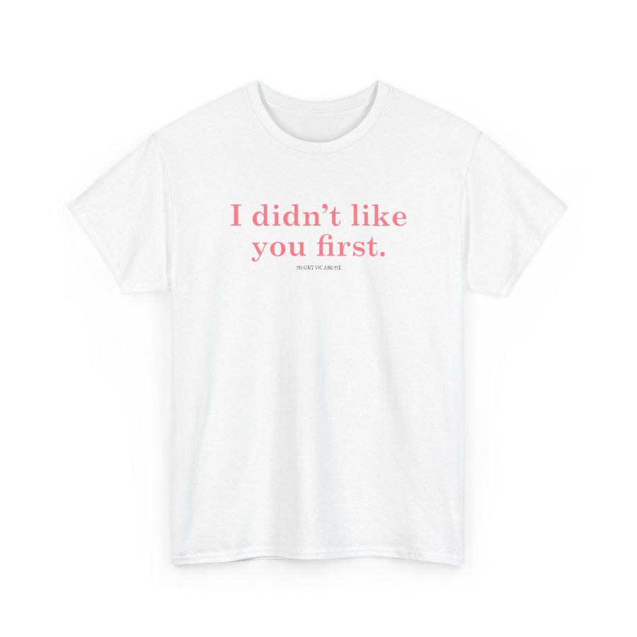 I didn't like you first classic t shirt