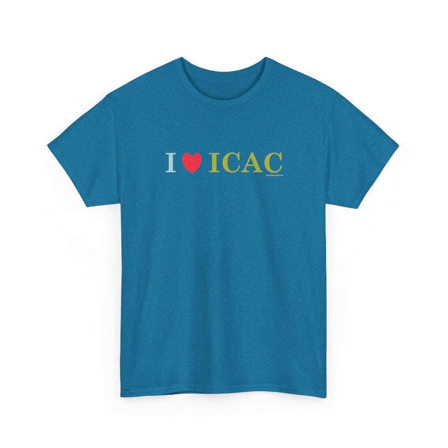 I love ICAC classic cotton t shirt