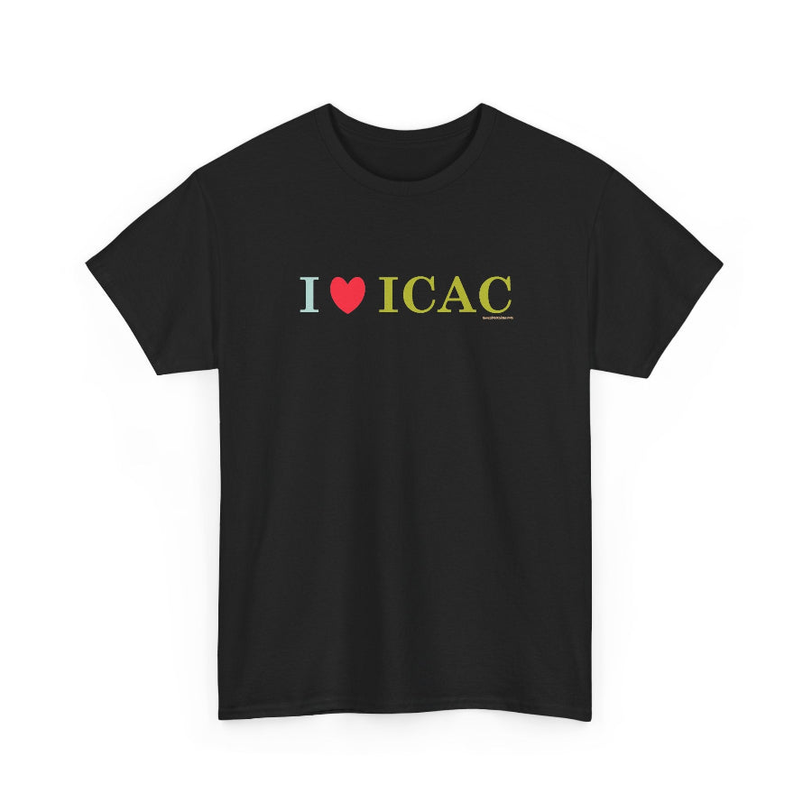 I love ICAC classic cotton t shirt