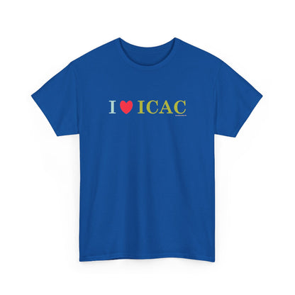 I love ICAC classic cotton t shirt