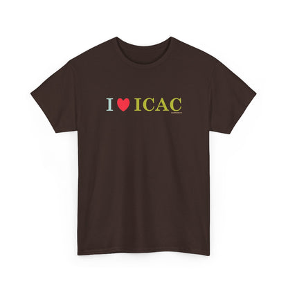 I love ICAC classic cotton t shirt