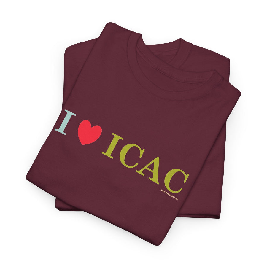 I love ICAC classic cotton t shirt