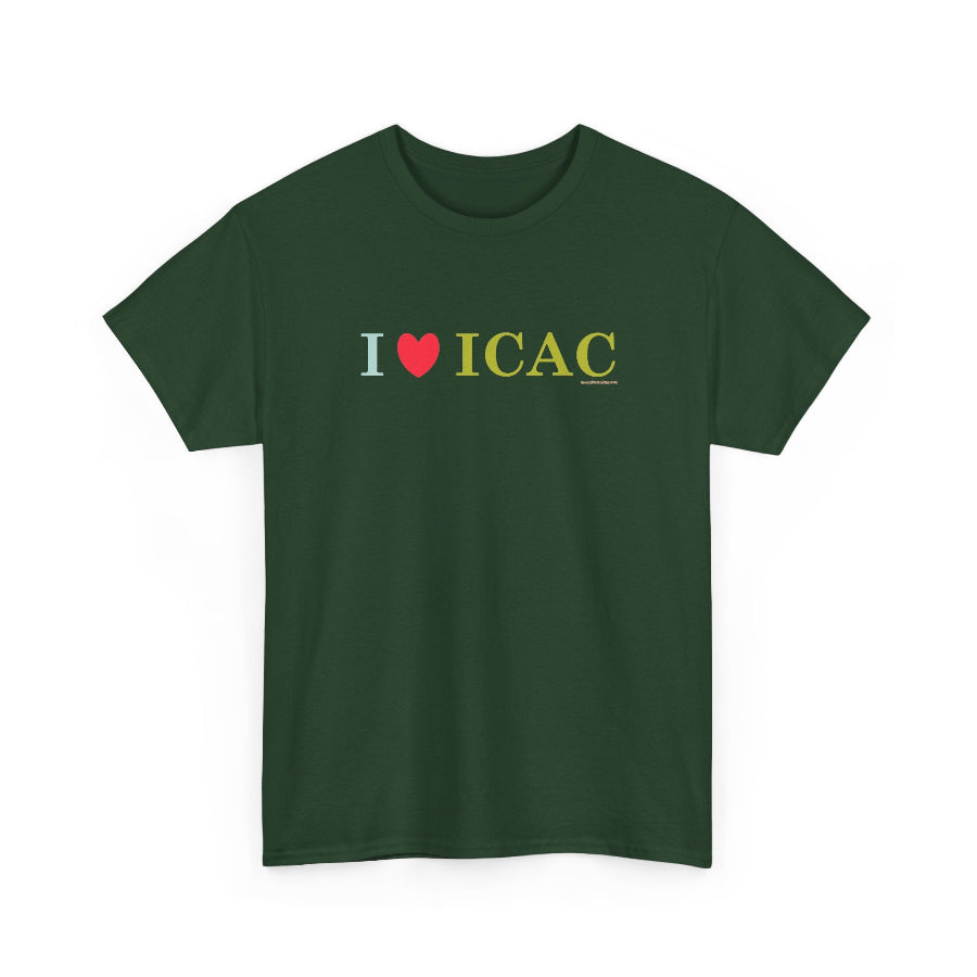 I love ICAC classic cotton t shirt