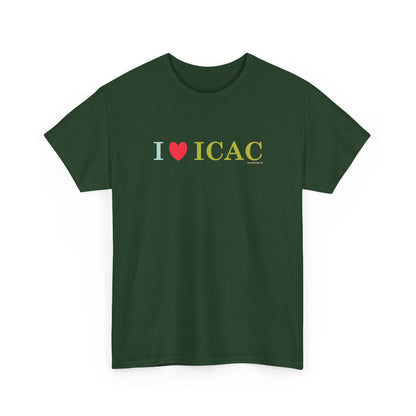 I love ICAC classic cotton t shirt