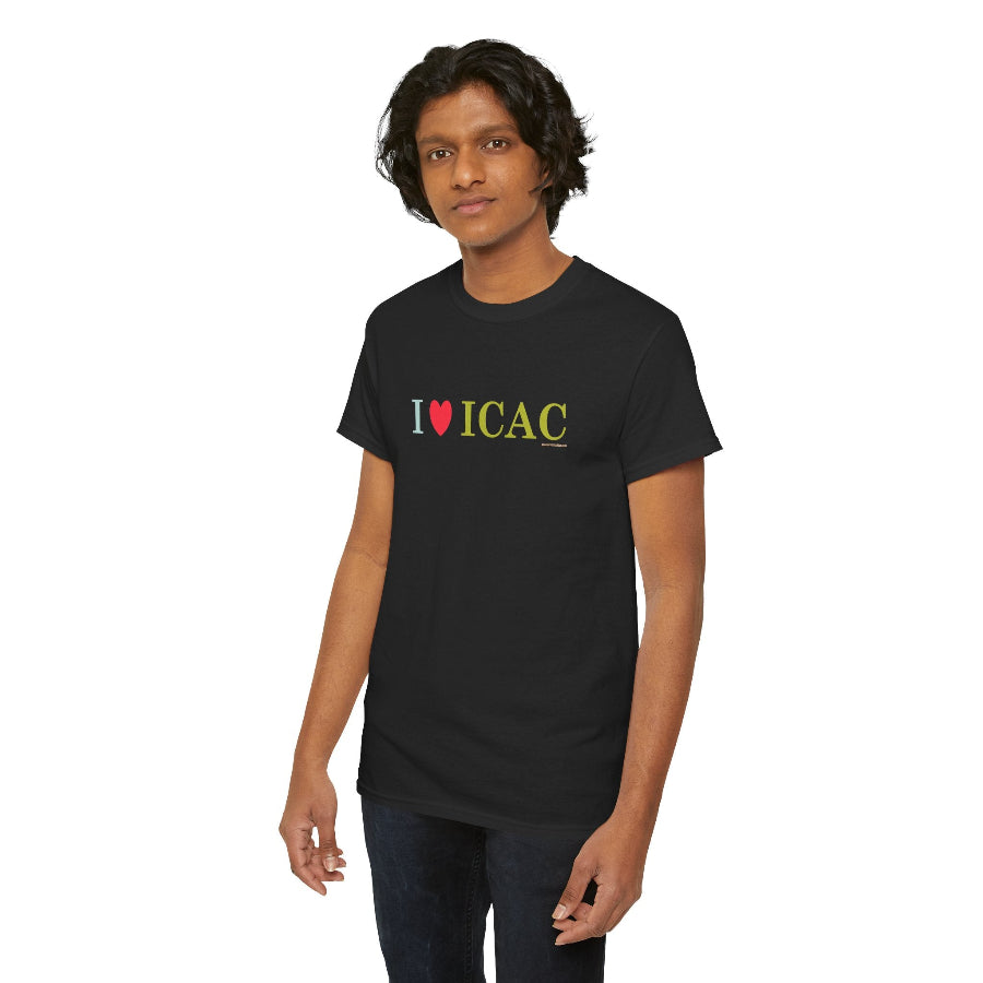 I love ICAC classic cotton t shirt