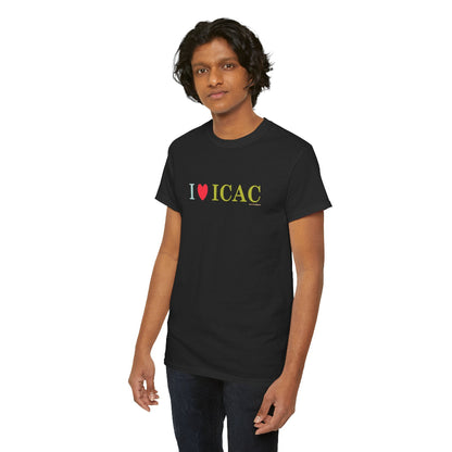 I love ICAC classic cotton t shirt