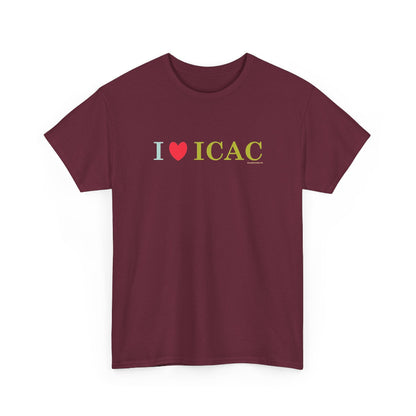I love ICAC classic cotton t shirt