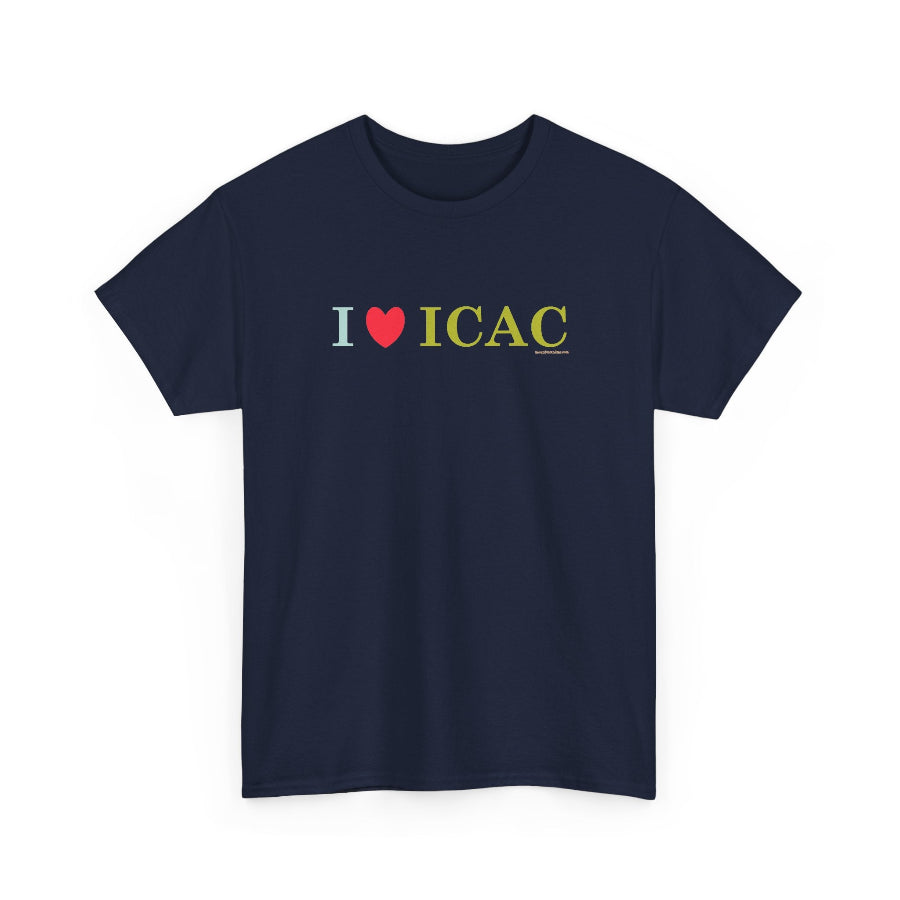 I love ICAC classic cotton t shirt
