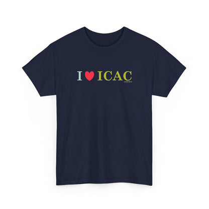 I love ICAC classic cotton t shirt