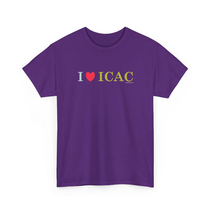 I love ICAC classic cotton t shirt