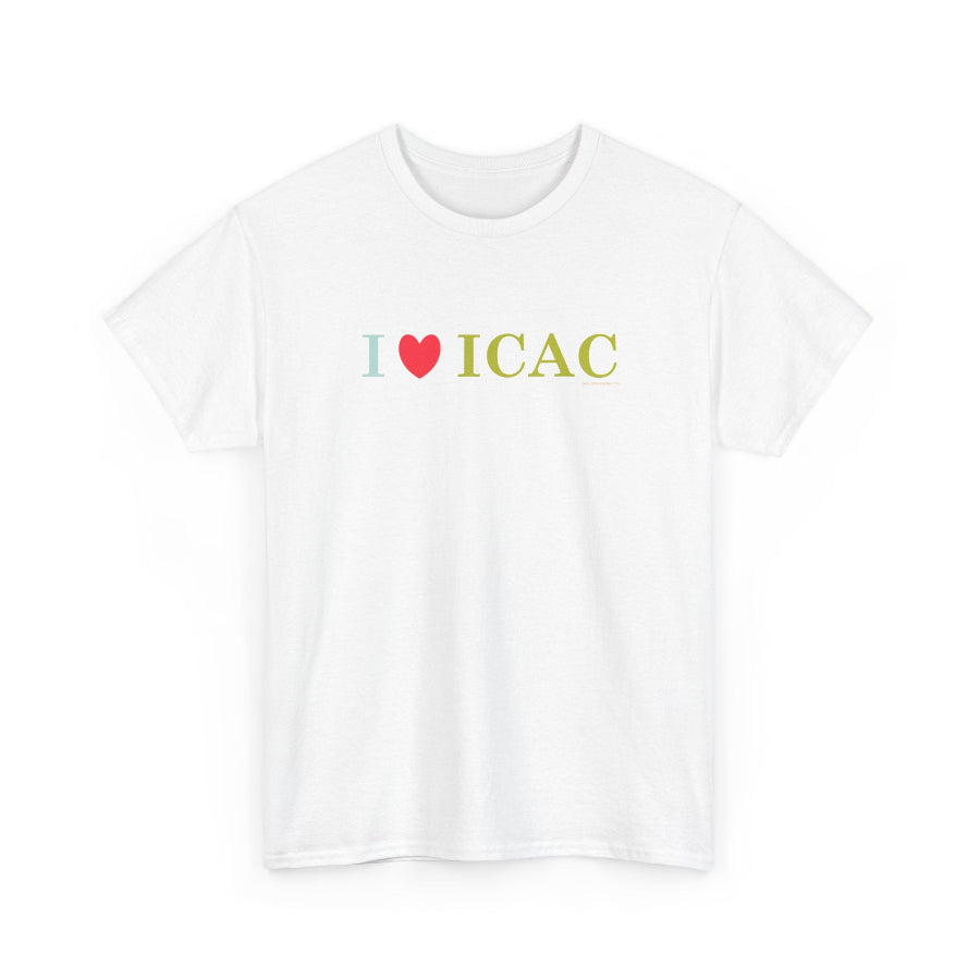 I love ICAC classic cotton t shirt