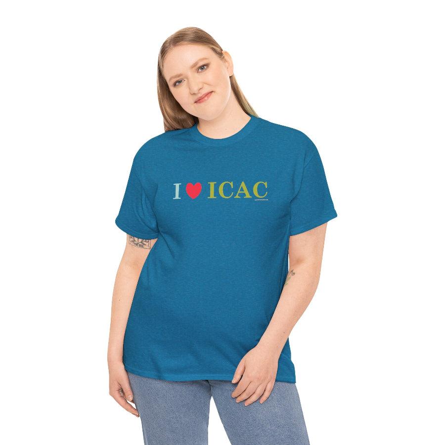 I love ICAC classic cotton t shirt