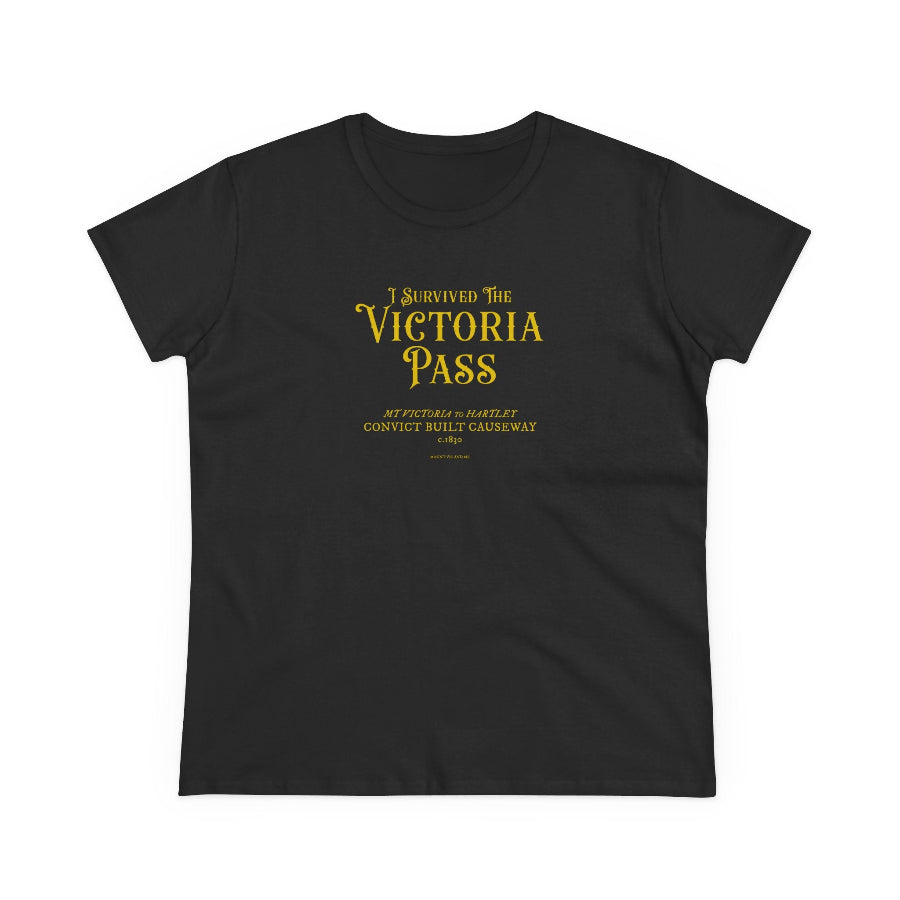 I survived The Victoria Pass semi-fit t shirt