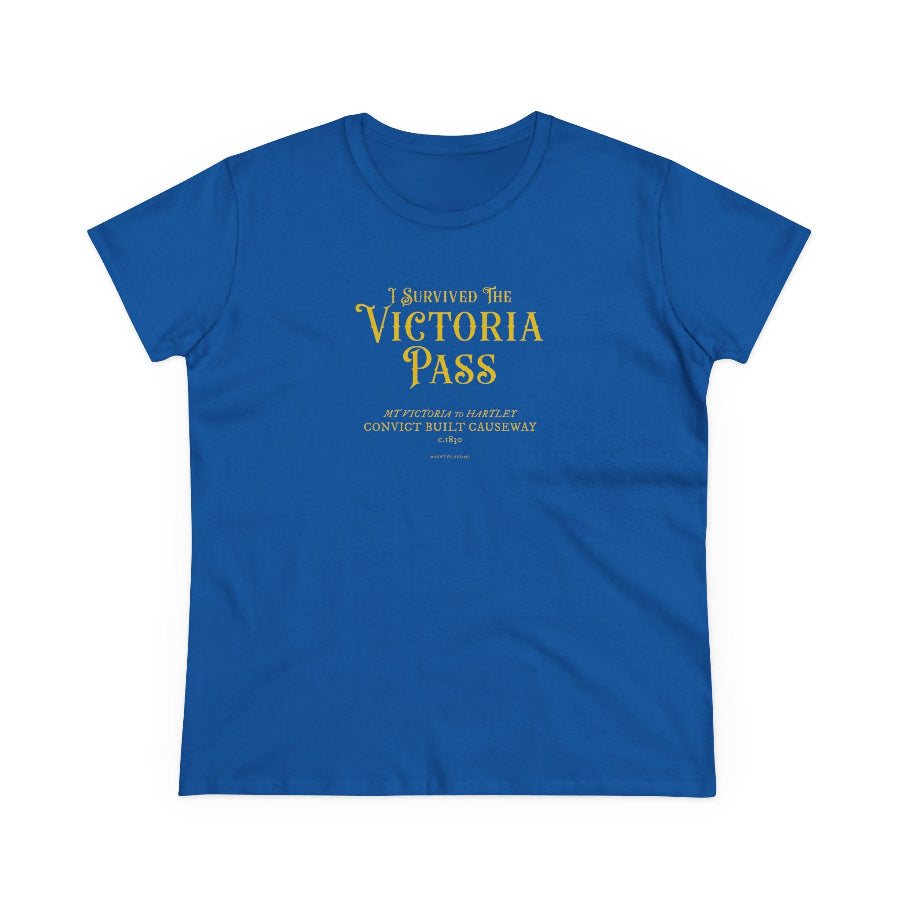I survived The Victoria Pass semi-fit t shirt