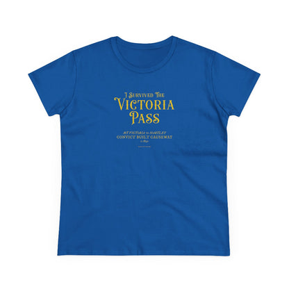 I survived The Victoria Pass semi-fit t shirt