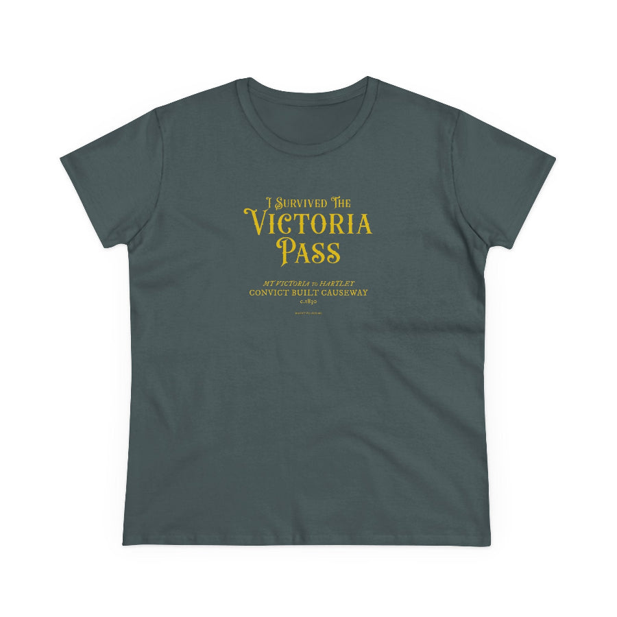 I survived The Victoria Pass semi-fit t shirt