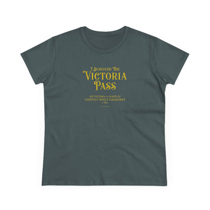 I survived The Victoria Pass semi-fit t shirt