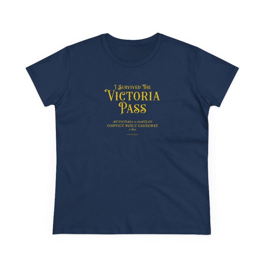I survived The Victoria Pass semi-fit t shirt