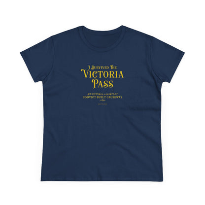 I survived The Victoria Pass semi-fit t shirt