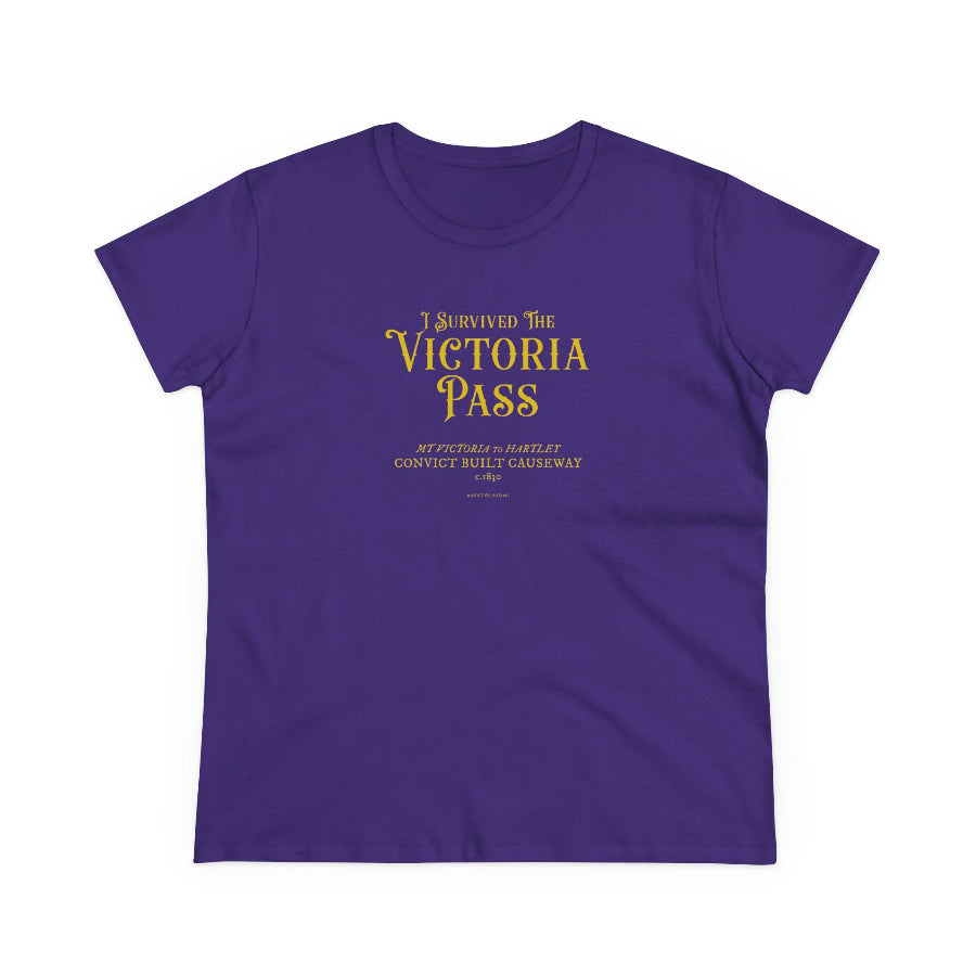 I survived The Victoria Pass semi-fit t shirt