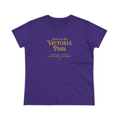 I survived The Victoria Pass semi-fit t shirt