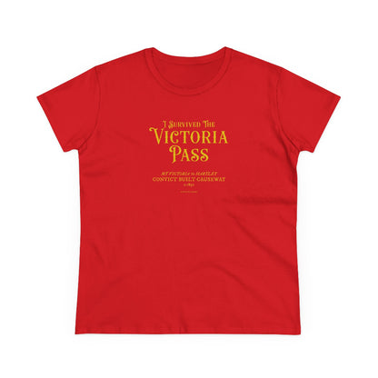 I survived The Victoria Pass semi-fit t shirt