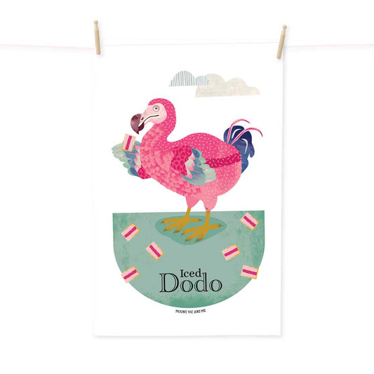 Iced Dodo tea towel