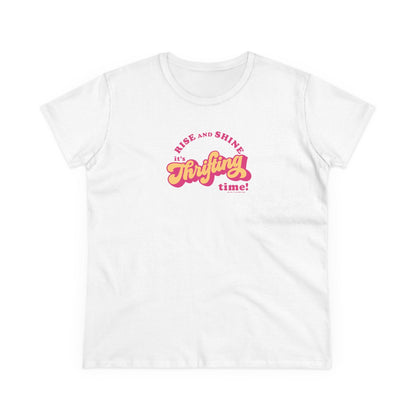 It's Thrifting Time semi-fit t shirt