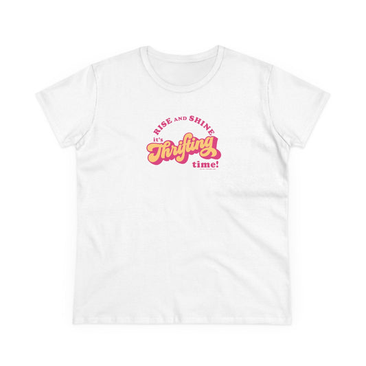 It's Thrifting Time semi-fit t shirt