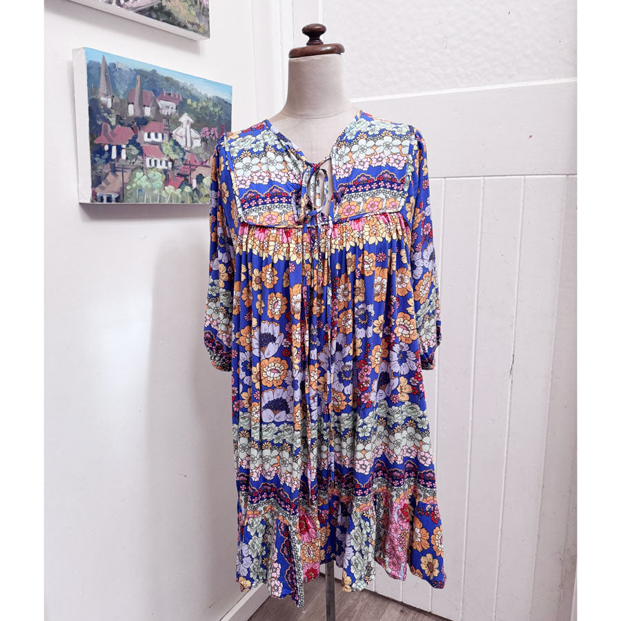 sz M Jaase dress smock