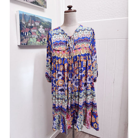 sz M Jaase dress smock