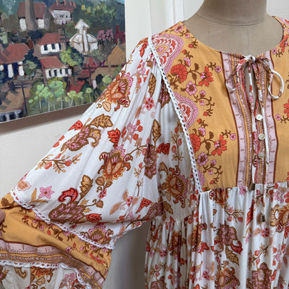 sz S Jaase boho frock