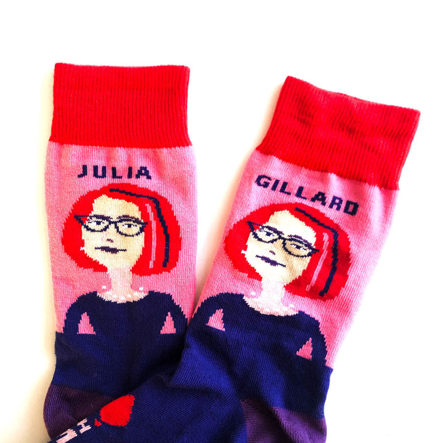 Labor Julia Gillard socks