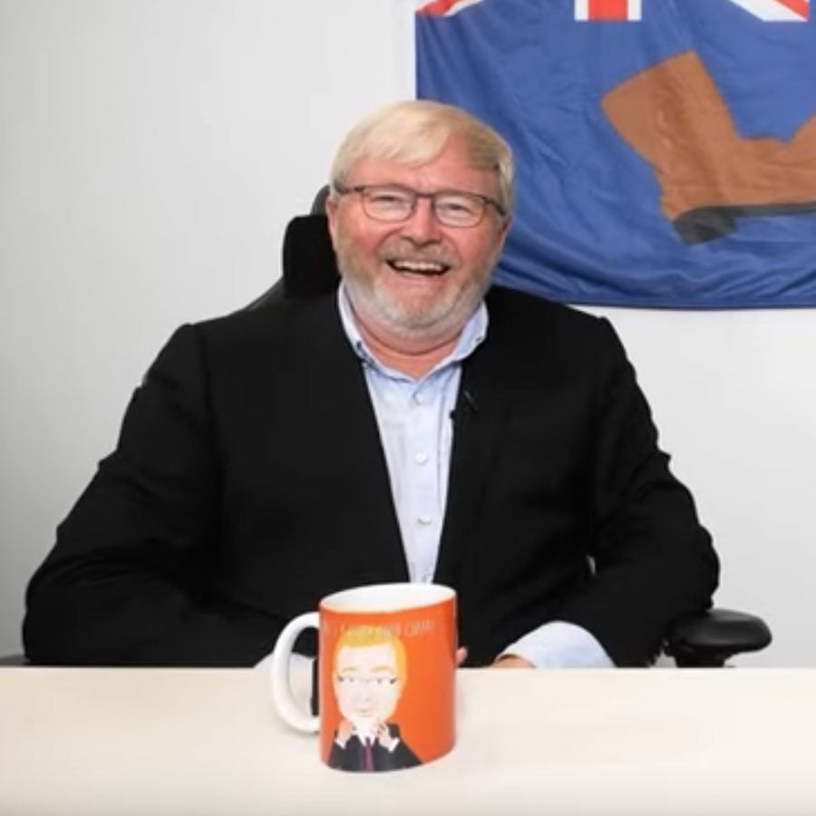 Kevin Rudd Mug SOCK CLEARANCE – Mount Vic and Me