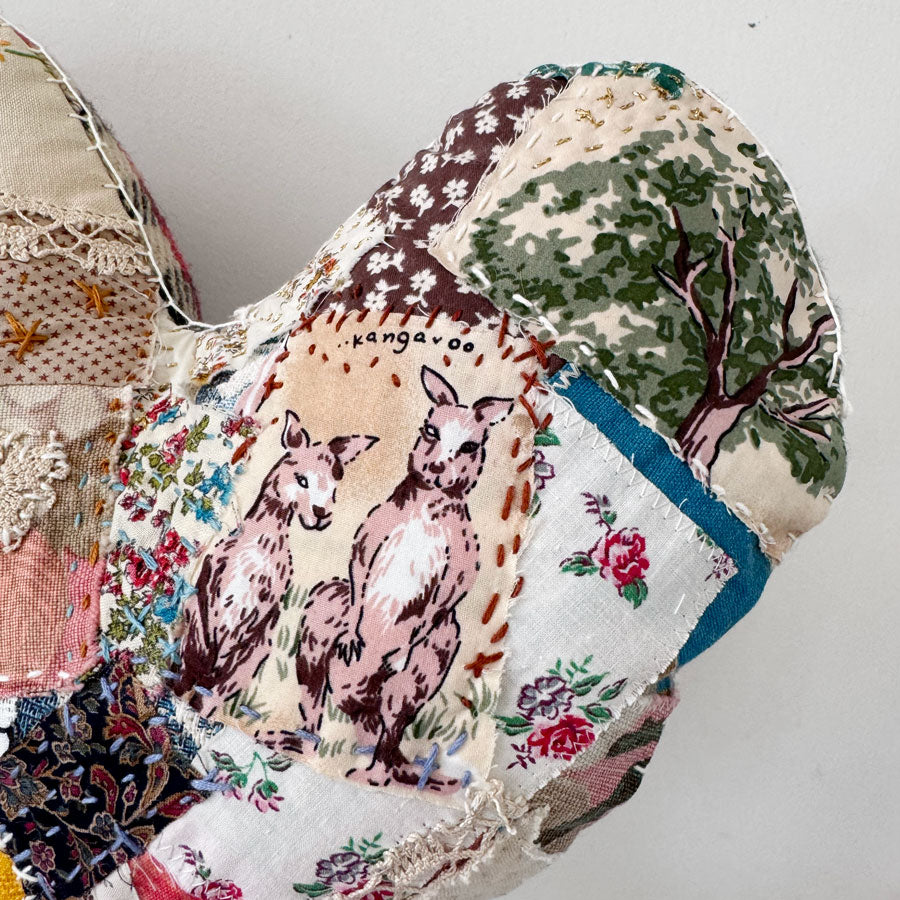 Handmade Heart: Kangaroo Too cushion