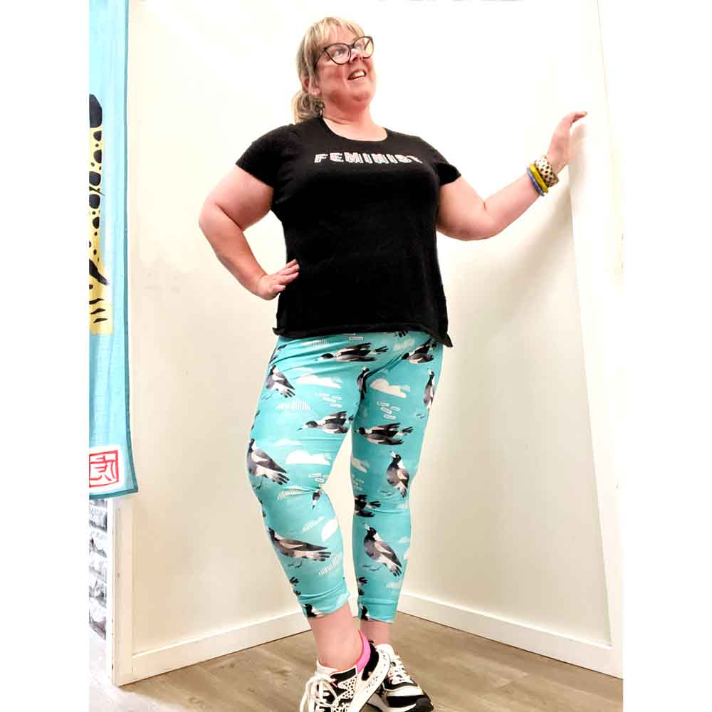 Curvy Cathy Dance Moves Leggings 2xl-6xl