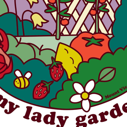 My lady garden classic cotton t shirt