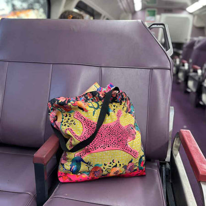 Opulent Leopard oversized tote bag